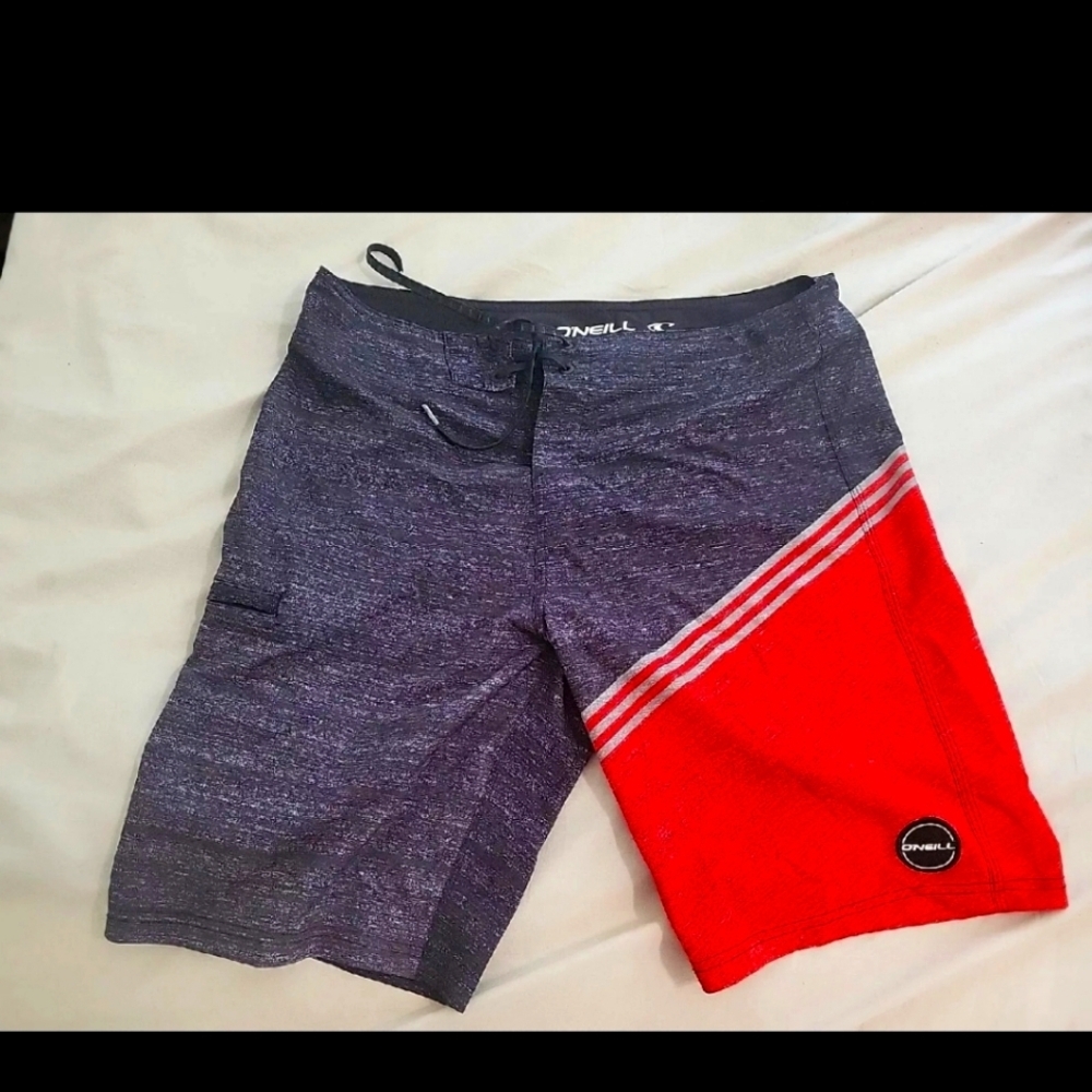 O'Neill Hybrid Board Shorts Men’s 32 | Casual 4-Way Stretch Lightweight C30